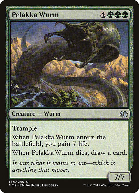 Pelakka Wurm [Modern Masters 2015] | Galactic Gamez