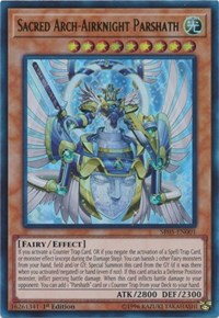 Sacred Arch-Airknight Parshath [SR05-EN001] Ultra Rare | Galactic Gamez