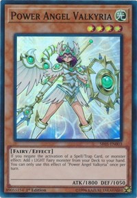 Power Angel Valkyria [SR05-EN003] Super Rare | Galactic Gamez