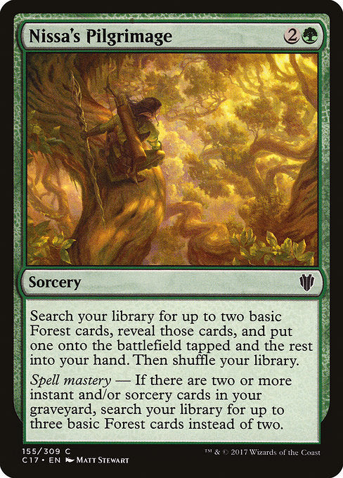 Nissa's Pilgrimage [Commander 2017] | Galactic Gamez
