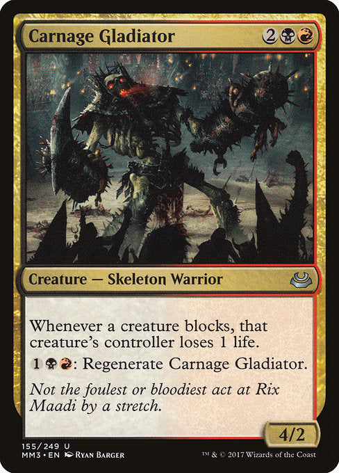 Carnage Gladiator [Modern Masters 2017] | Galactic Gamez