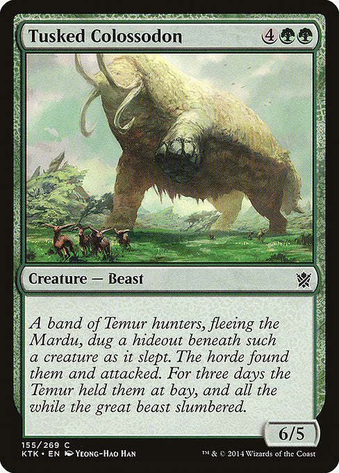 Tusked Colossodon [Khans of Tarkir] | Galactic Gamez