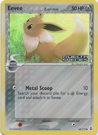 Eevee (68/113) (Delta Species) (Stamped) [EX: Delta Species] | Galactic Gamez