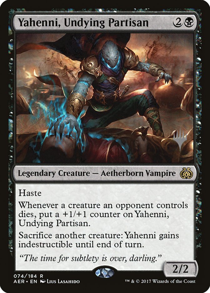 Yahenni, Undying Partisan (Promo Pack) [Aether Revolt Promos] | Galactic Gamez