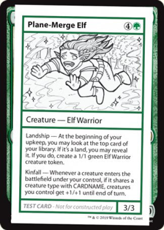 Plane-Merge Elf (2021 Edition) [Mystery Booster Playtest Cards] | Galactic Gamez