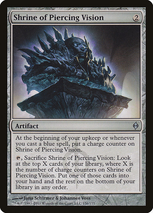 Shrine of Piercing Vision [New Phyrexia] | Galactic Gamez