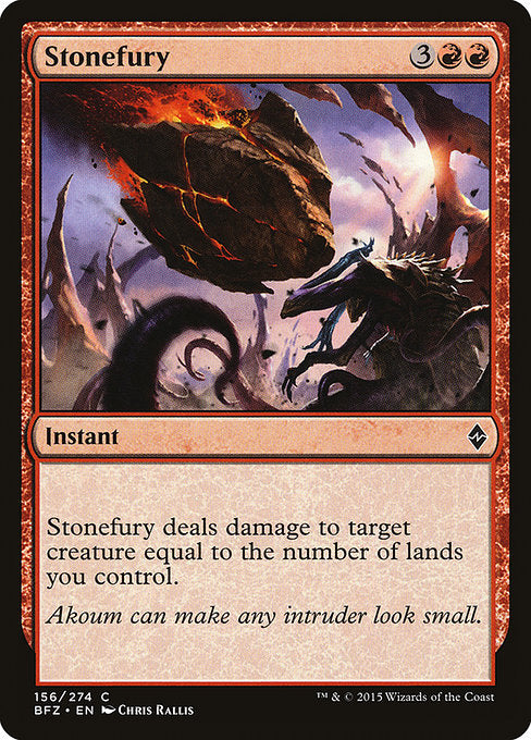 Stonefury [Battle for Zendikar] | Galactic Gamez
