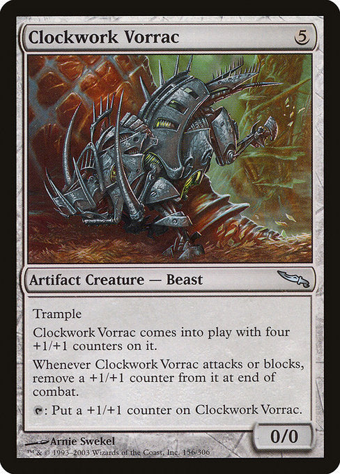 Clockwork Vorrac [Mirrodin] | Galactic Gamez