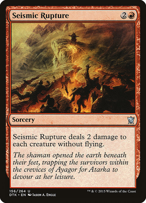 Seismic Rupture [Dragons of Tarkir] | Galactic Gamez