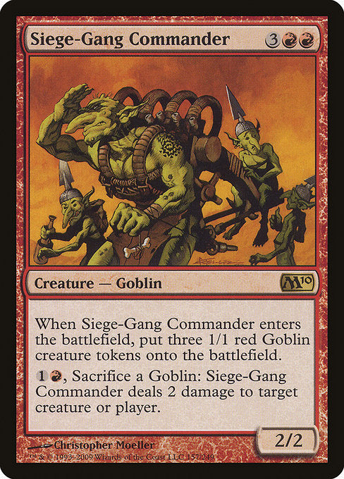 Siege-Gang Commander [Magic 2010] | Galactic Gamez