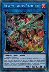 Heavymetalfoes Electrumite [EXFO-EN098] Secret Rare | Galactic Gamez