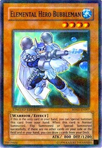 Elemental HERO Bubbleman [MF03-EN007] Parallel Rare | Galactic Gamez