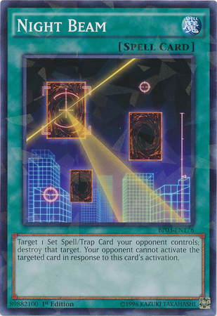 Night Beam (Shatterfoil) [BP03-EN176] Common | Galactic Gamez