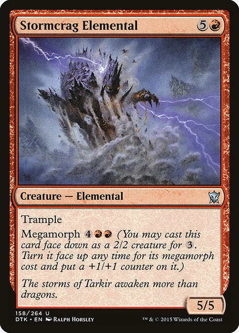 Stormcrag Elemental [Dragons of Tarkir] | Galactic Gamez