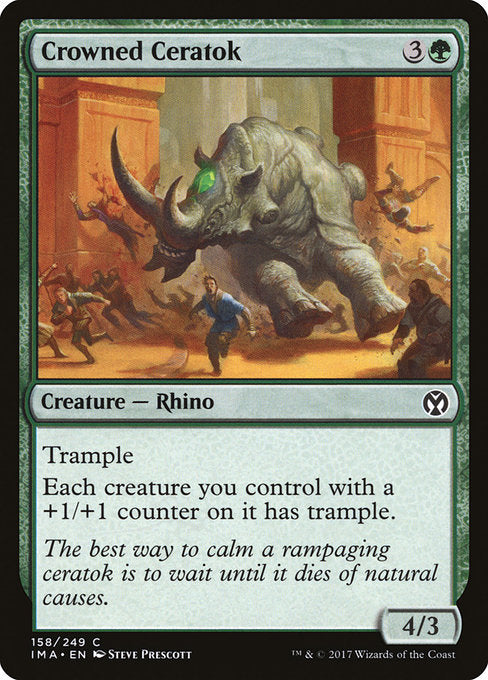 Crowned Ceratok [Iconic Masters] | Galactic Gamez