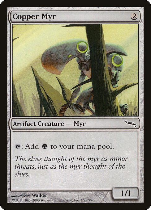 Copper Myr [Mirrodin] | Galactic Gamez