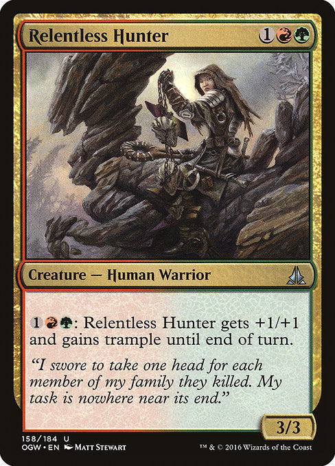 Relentless Hunter [Oath of the Gatewatch] | Galactic Gamez