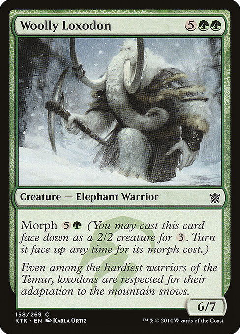 Woolly Loxodon [Khans of Tarkir] | Galactic Gamez