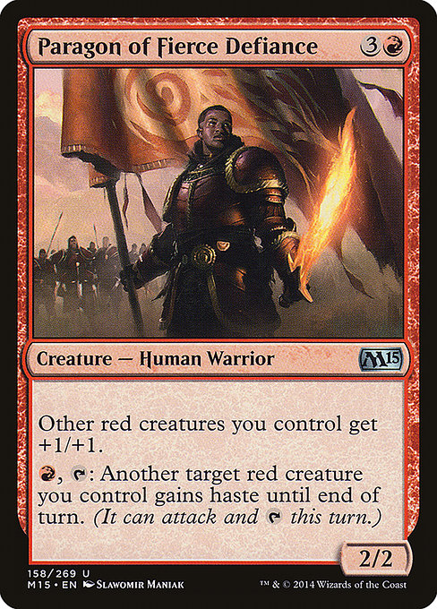 Paragon of Fierce Defiance [Magic 2015] | Galactic Gamez