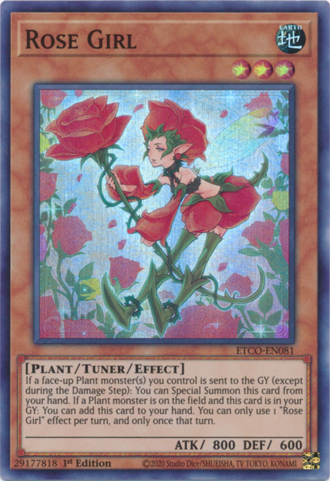 Rose Girl [ETCO-EN081] Super Rare | Galactic Gamez