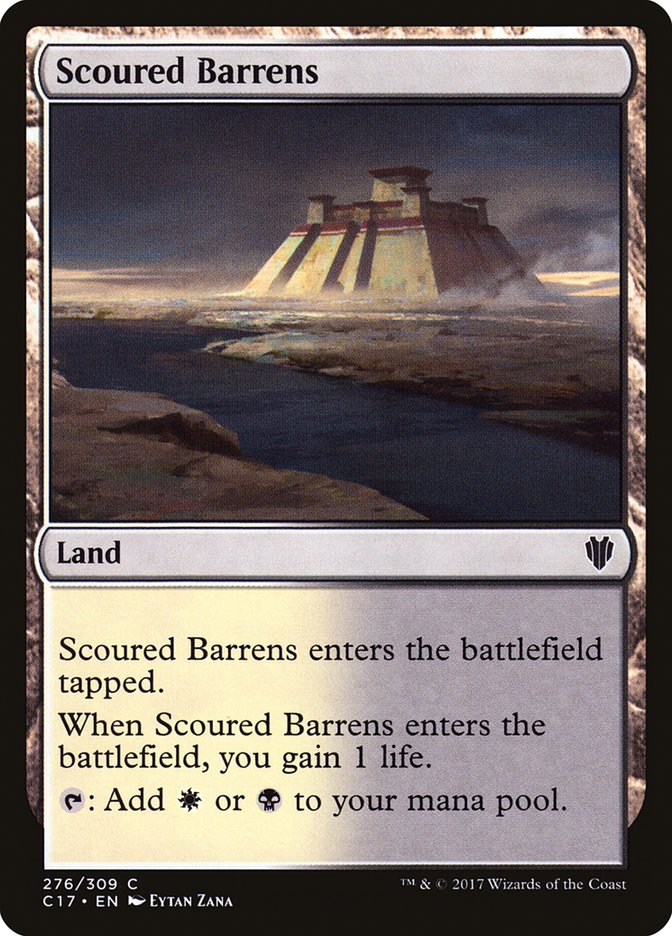 Scoured Barrens [Commander 2017] | Galactic Gamez