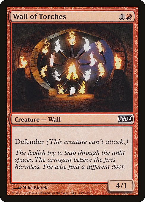 Wall of Torches [Magic 2012] | Galactic Gamez