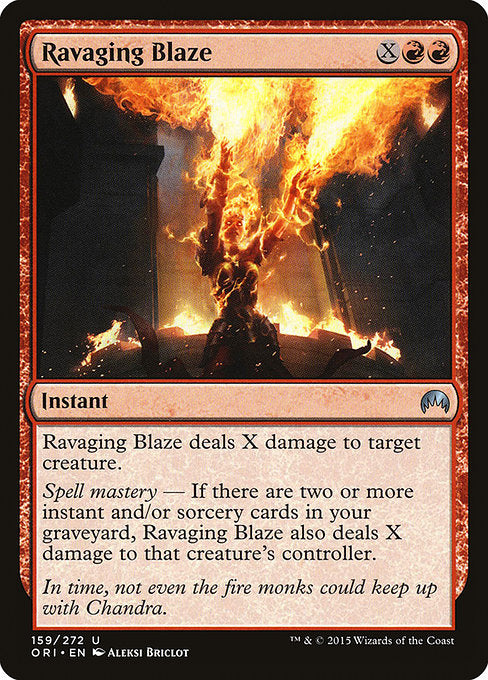 Ravaging Blaze [Magic Origins] | Galactic Gamez