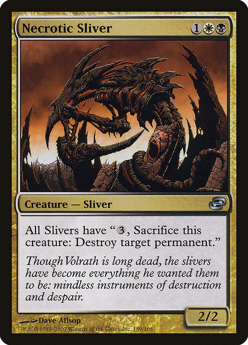 Necrotic Sliver [Planar Chaos] | Galactic Gamez