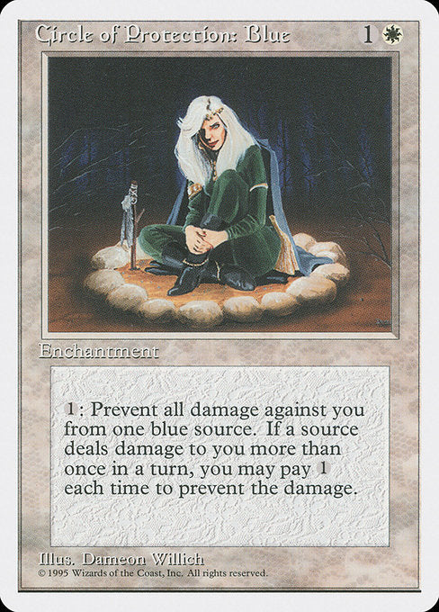 Circle of Protection: Blue [Fourth Edition] | Galactic Gamez
