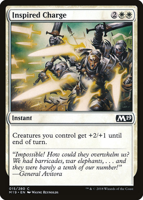Inspired Charge [Core Set 2019] | Galactic Gamez