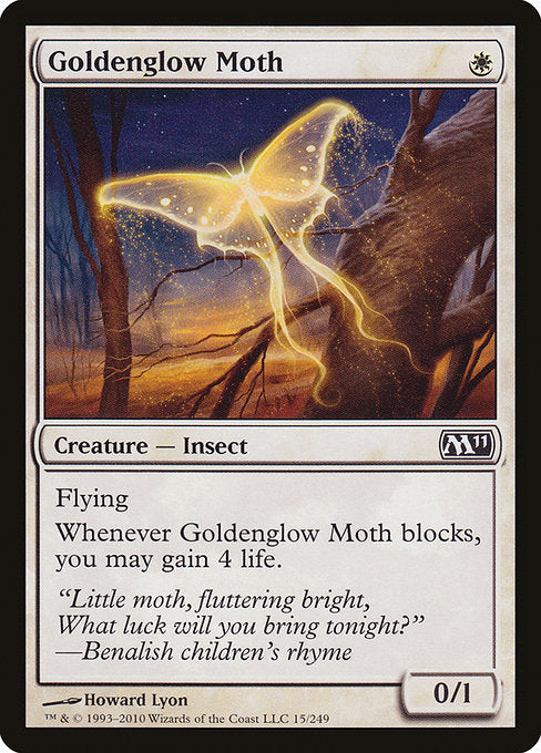 Goldenglow Moth [Magic 2011] | Galactic Gamez