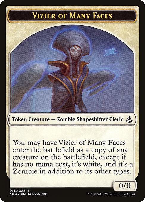 Vizier of Many Faces Token [Amonkhet Tokens] | Galactic Gamez