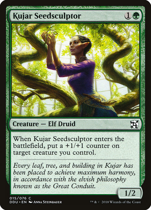 Kujar Seedsculptor [Duel Decks: Elves vs. Inventors] | Galactic Gamez