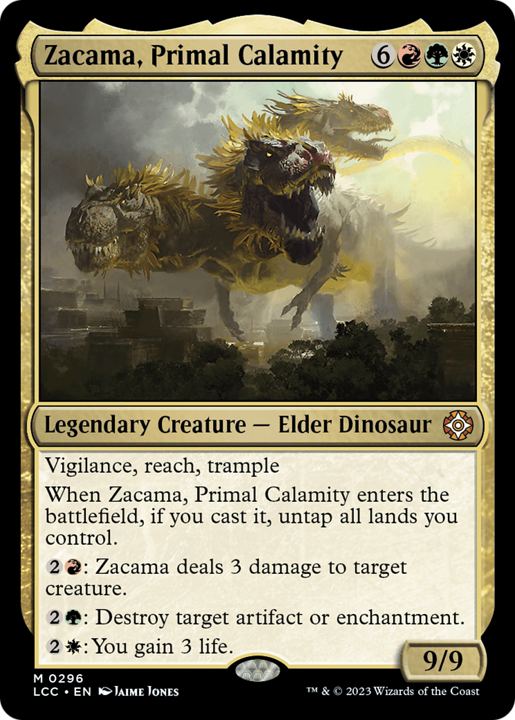 Zacama, Primal Calamity [The Lost Caverns of Ixalan Commander] | Galactic Gamez