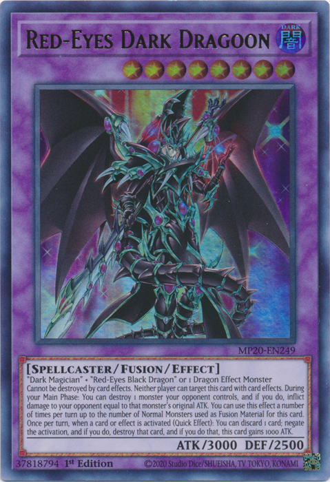 Red-Eyes Dark Dragoon [MP20-EN249] Ultra Rare | Galactic Gamez