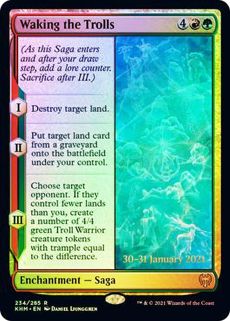 Waking the Trolls [Kaldheim Prerelease Promos] | Galactic Gamez