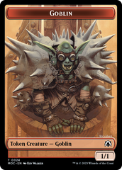 Goblin // Eldrazi Double-Sided Token [March of the Machine Commander Tokens] | Galactic Gamez