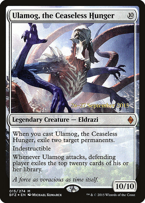 Ulamog, the Ceaseless Hunger [Battle for Zendikar Promos] | Galactic Gamez