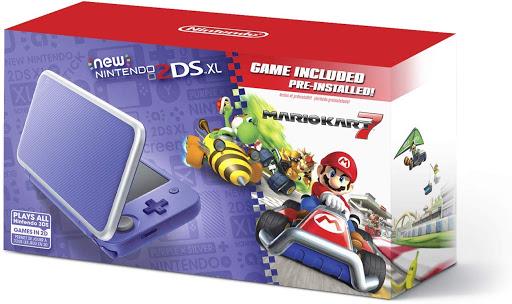 New Nintendo 2DS XL Purple & Silver - Nintendo 3DS | Galactic Gamez