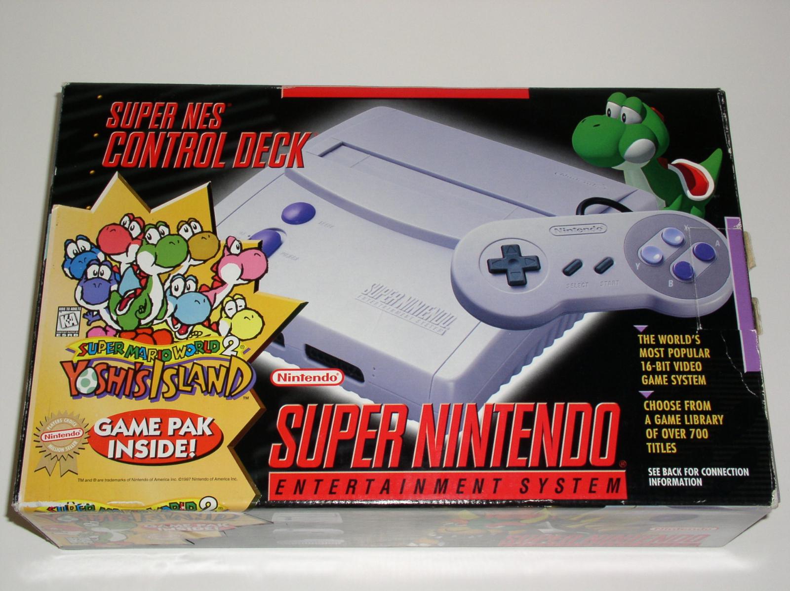 Super Nintendo System [Super Mario World 2 Set] - Super Nintendo | Galactic Gamez