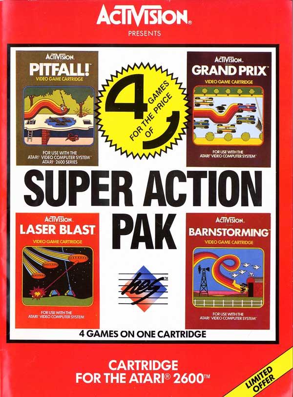 Super Action Pak - Atari 2600 | Galactic Gamez