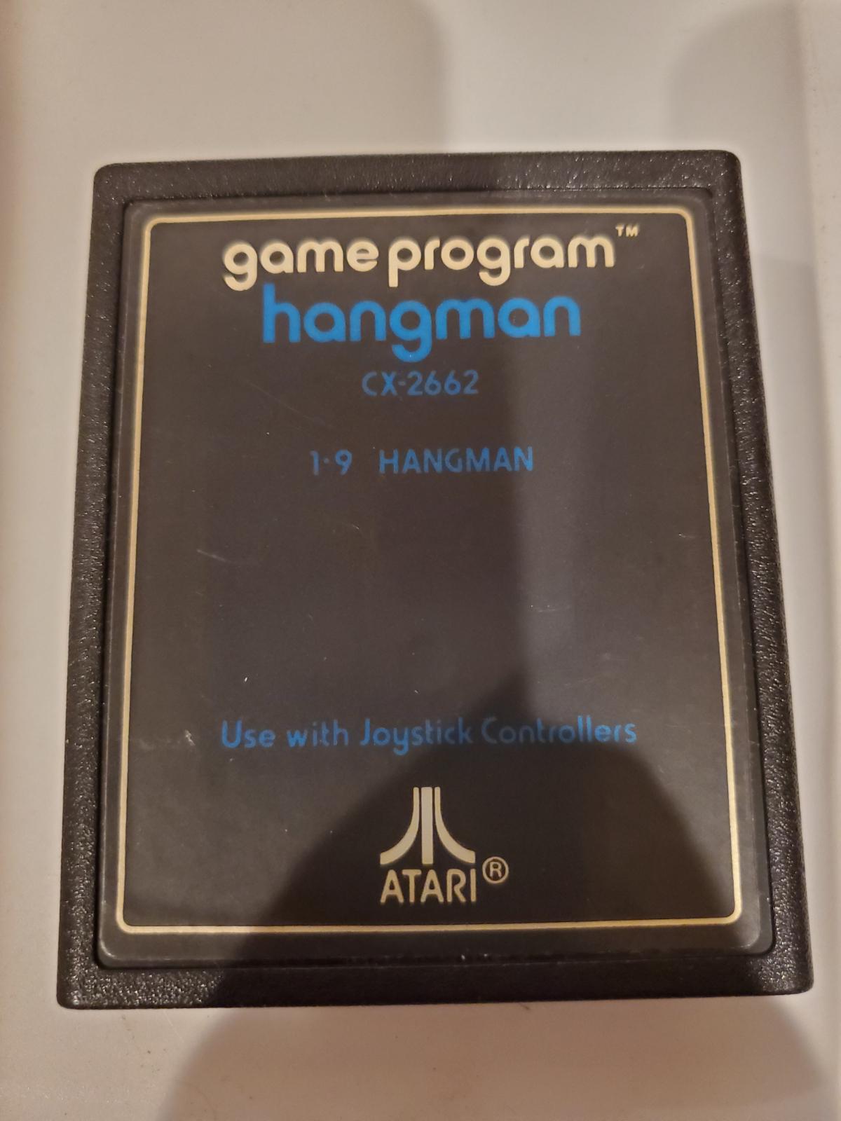 Hangman [Text Label] - Atari 2600 | Galactic Gamez