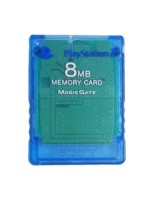 8MB Memory Card [Blue] - Playstation 2 | Galactic Gamez