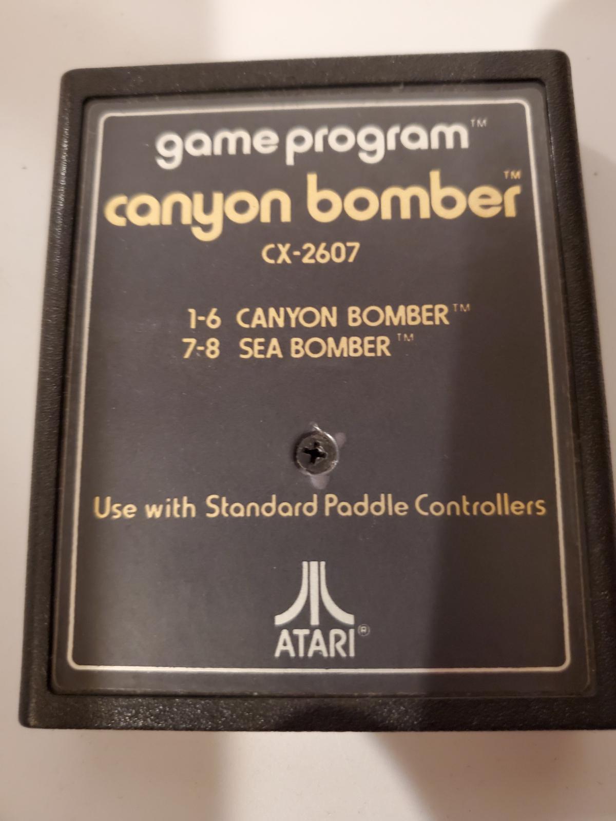 Canyon Bomber [Text Label] - Atari 2600 | Galactic Gamez