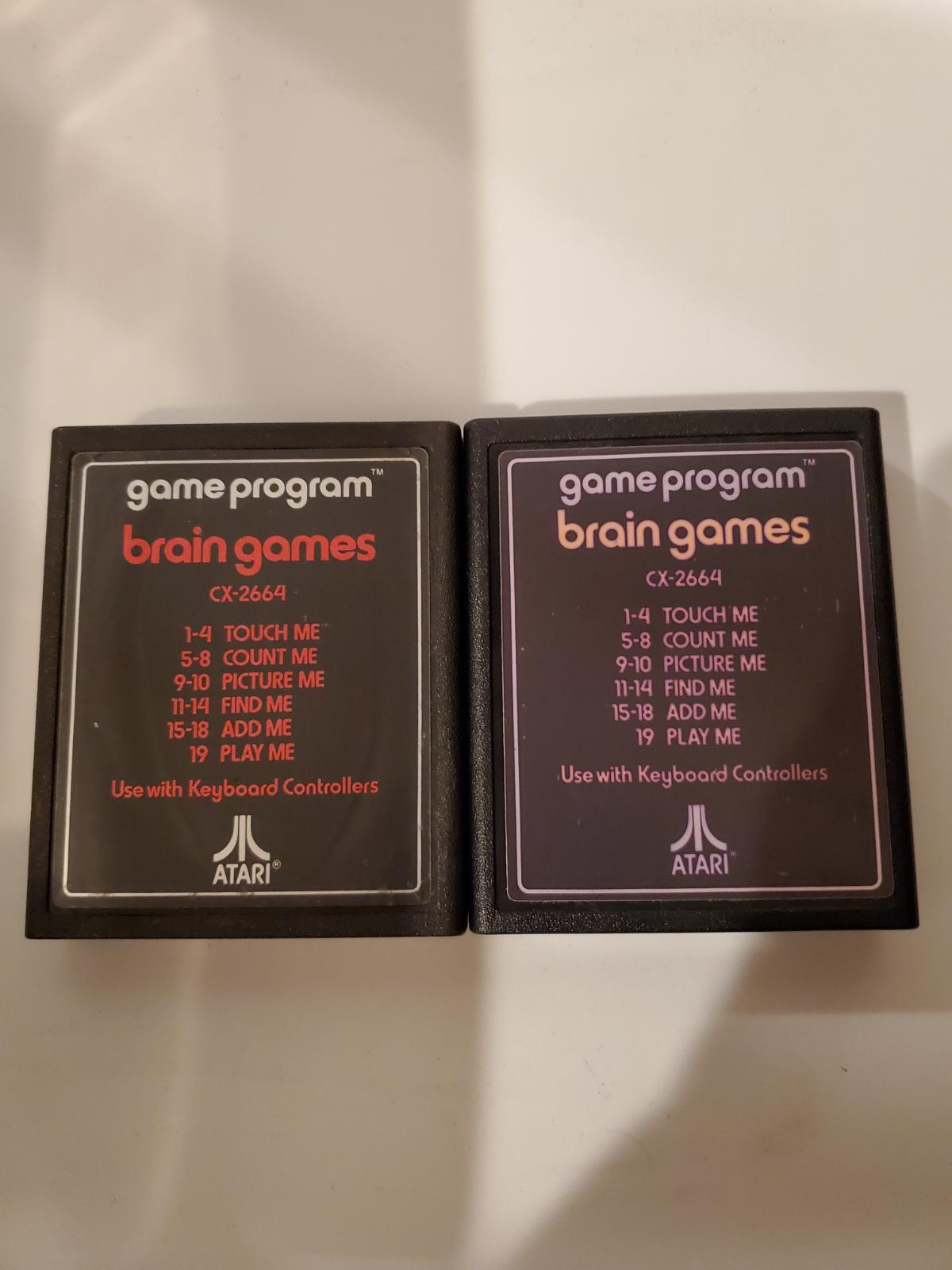Brain Games [Text Label] - Atari 2600 | Galactic Gamez