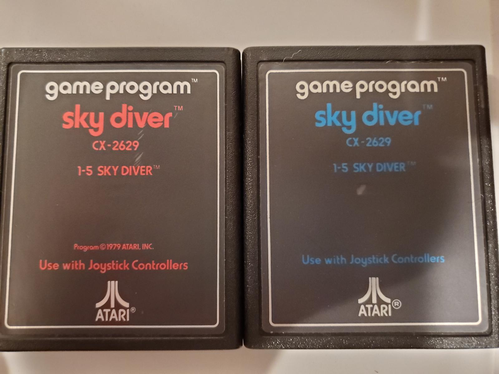Sky Diver [Text Label] - Atari 2600 | Galactic Gamez