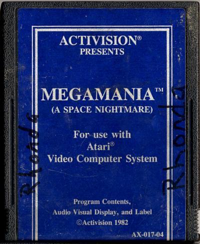 Megamania [Blue Label] - Atari 2600 | Galactic Gamez