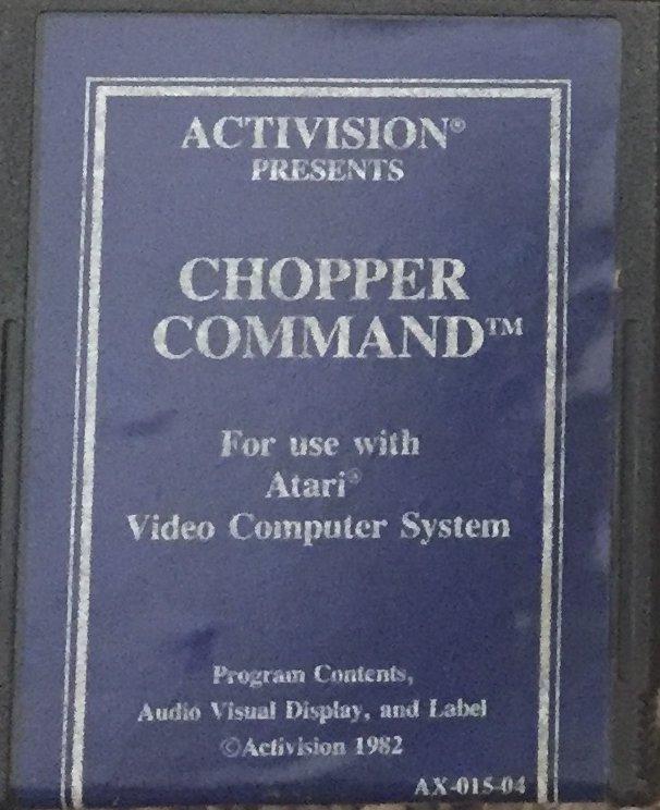 Chopper Command [Blue Label] - Atari 2600 | Galactic Gamez