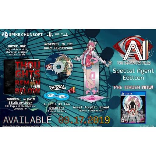 AI: The Somnium Files [Special Agent Edition] - Playstation 4 | Galactic Gamez