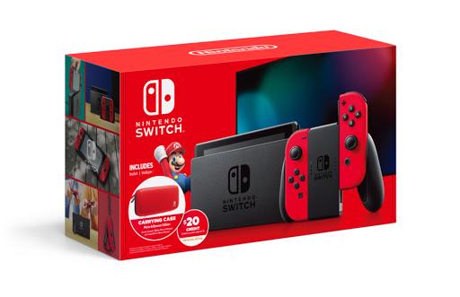 Nintendo Switch Mario Red Joy-Con Bundle [Version 2] - Nintendo Switch | Galactic Gamez